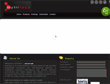 Tablet Screenshot of nutritech.greensmedia.com